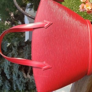 Louis Vuitton St.Jacques Red Epi Leather